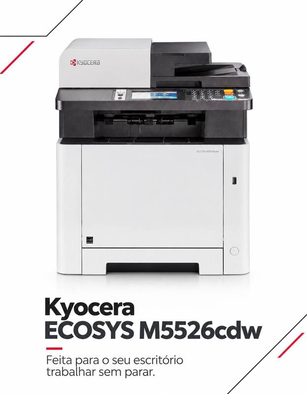 Impressora Multifuncional Kyocera Ecosys M5526cdw Laser Colorida